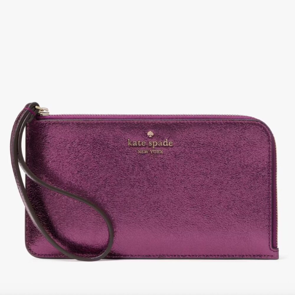 Kate Spade Purple Wristlet - Picture 1 of 10